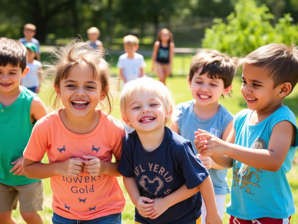 Summer camp joy